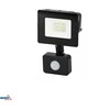 Bemko 10W LED prožektorius su judesio davikliu KASTEL, juodas, 4000K, IP65, 120°