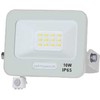 10W LED prožektorius su judesio davikliu, baltas, 4000K