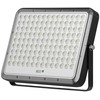 10W LED prožektorius su saulės baterija, juodas, 6000K, dimeriuojamas