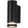 Fondo sieninis fasado šviestuvas 10W LED, 3K, Juodas