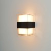 10W LED sieninis fasado šviestuvas MARTI, juodas, 4000K