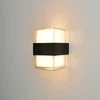 Pakabinamas šviestuvas 10W LED sieninis fasado šviestuvas MARTI, juodas, 3000K