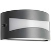 10W LED sieninis lauko šviestuvas ASTI LED, tamsiai pilkas, 3000K, IP54