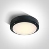 10W LED sieninis lauko šviestuvas, juodas, 3000K, 67442/B/W