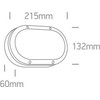 Sieninis šviestuvas 10W LED sieninis lauko šviestuvas, juodas, 3000K, 67442B/B/W
