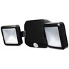 Solar Plus 10W LED sieninis lauko šviestuvas, juodas, 4000K, su baterija ir judesio davikliu, IP54