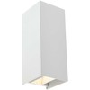 Sieninis šviestuvas 10W LED sieninis lauko šviestuvas SONNY, baltas, 2200/3000/4000K, IP54