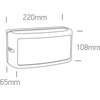 10W LED sieninis šviestuvas, antracito sp., 3000K, 67474A/AN/W