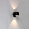 V-tac 10W LED sieninis šviestuvas, juodas, 3000K, šviečia į viršų ir į apačią