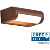 10W LED sieninis šviestuvas, rūdžių sp., 3000K, IP65, CREE LED chip
