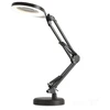 10W LED stalo šviestuvas AURIQ LOUPE, juodas, 3000/4000/6500K, dimeriuojamas