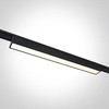 10W LED šviestuvas į magnetines sistemas FLAT, juodas, 3000/4000/5000K, 48V, 120°, 43100FB/B/V