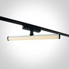 10W LED šviestuvas į magnetines sistemas FLAT, juodas, 3000/4000/5000K, 48V, 43126FA/B/V