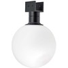 10W LED šviestuvas, montuojamas į NOVO bėgelį, juodos/baltos sp., 48V, 3000K, IP65, 4331800