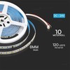 V-tac 10W/m LED juosta, 120LED/m, 24V, 3000K, 10m ritė, su "bėgančios" šviesos efektu. Reikalingas valdiklis LED100655