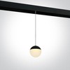 10W pakabinamas šviestuvas į magnetines sistemas, juodas, 3000K, 42136/B/W