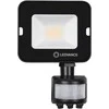 Bikuvalt 10W prožektorius COMPACT, juodas, 3000K, su sensoriumi
