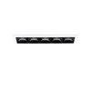 Ideal Lux 10W recessed lamp 5 lights LIKA, 3000K, transparent