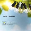 V-tac 10x0,5W LED lempučių girlianda, 3000K, 12m, su saulės baterija ir nuotolio valdymo pulteliu