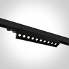 10x5W LED linijinis bėgelio šviestuvas, juodas, 4000K, 65024T/B/C