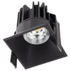 11/15W LED įleidžiamas šviestuvas XDOMINO, juodas, 4000K