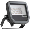 Ledvance 11/16W LED prožektorius FL AREA V, juodas, 4000K, IP66, 48°x85°