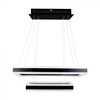 V-tac 113W LED pakabinamas šviestuvas, juodas, 3000K, dimeriuojamas