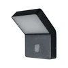 11,5W LED sieninis šviestuvas ENDURA STYLE WALL WIDE, su judesio davikliu, tamsiai pilkas, 3000K