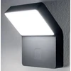 11,5W LED sieninis šviestuvas ENDURA STYLE WALL WIDE, su judesio davikliu, tamsiai pilkas, 3000K