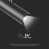 V-tac 11W LED akcentinis šviestuvas į magnetinius bėgelius, juodas, 4000K