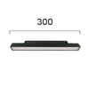Pakabinamas šviestuvas 11W LED linijinis šviestuvas į magnetines sistemas VIOKEF MAGNETIC, juodas, 3000/4000/6000K, 4244300S