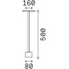 11W LED pastatomas lauko šviestuvas TOFFEE, juodas, 3000K, IP65, 347851