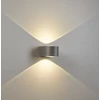 Sieninis šviestuvas 11W LED sieninis fasado šviestuvas MAVENNA, tamsiai pilkas, 3000K, IP54, šviečia į viršų ir į apačią, 4334600