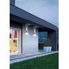 11W LED sieninis lauko šviestuvas TWILL, tamsiai rudas, 3000K, IP65, šviesos kampas - 30° į viršų / 110° į apačią, 9536