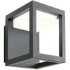 11W LED sieninis lauko šviestuvas XIERA, juodas, 2900/3100K, IP54, 9564
