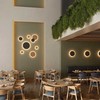 11W LED sieninis šviestuvas COMBO, aukso sp., 2700-3000K, IP65, A3966170O