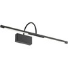11W LED sieninis šviestuvas KENDO, juodas, 3000K, 01-3467