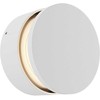11W LED sieninis šviestuvas RUNDE, matinės baltos sp., 3000K, dimeriuojamas, 01-3703