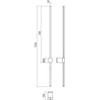 11W LED sieninis šviestuvas TABOO, baltas, 3000K