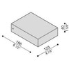 11W LED sieninis šviestuvas TREND FLAT 125, juodas, 3000K, IP55