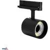 12-40W LED akcentinis šviestuvas į 3 fazių bėgelį VASKO, juodas, 4000K
