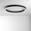 120W LED lubinis šviestuvas DEMOS, juodas, CCT