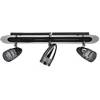 Lubinis šviestuvas Luminaire Center 12,6W LED paviršinis šviestuvas ALBANE, chromo sp./skaidrus, 3000K