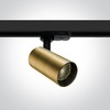 12W LED šviestuvas į bėgelius, žalvario sp., 3000K, 65524T/BBS/W
