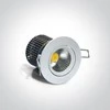 Bikuvalt 12W LED įleidžiamas pakreipiamas šviestuvas, baltas, 3000K, 11112/W/W