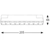 Bikuvalt 12W LED šviestuvas DARK LIGHT į magnetines sistemas INSIGHT, juodas, 3000K