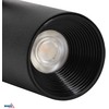 12W LED akcentinis šviestuvas į 1 fazės bėgelį VERKO, juodas, 3000K
