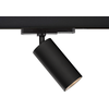 12W LED akcentinis šviestuvas į 3 fazių bėgelį PIPE, juodas, 4000K, T3986110N