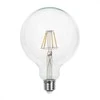 V-tac 12W LED filamentinė lemputė, G125, E27, skaidriu stiklu, 3000K