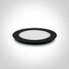 12W LED įleidžiama panelė, juoda, 3000K, 10112FA/B/W